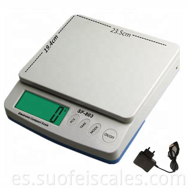 SF-803 High quality digital plastic weighing scale 30kg